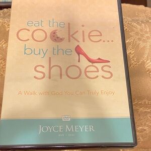 Joyce Meyer DVD eat the cookie by the Shoes a walk with God you can truly enjoy